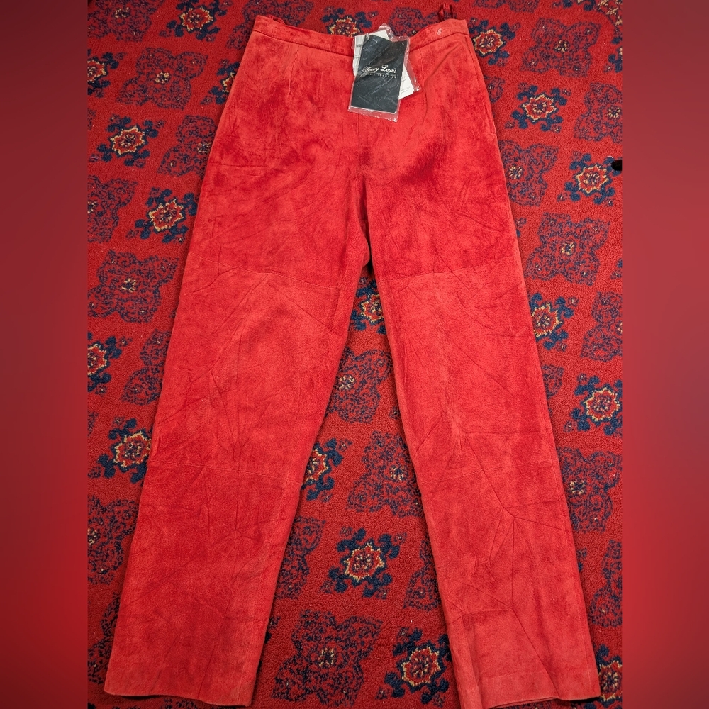 BNWT Deadstock Terry Lewis suede pants